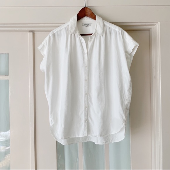 Madewell Oversized Short Sleeve White 